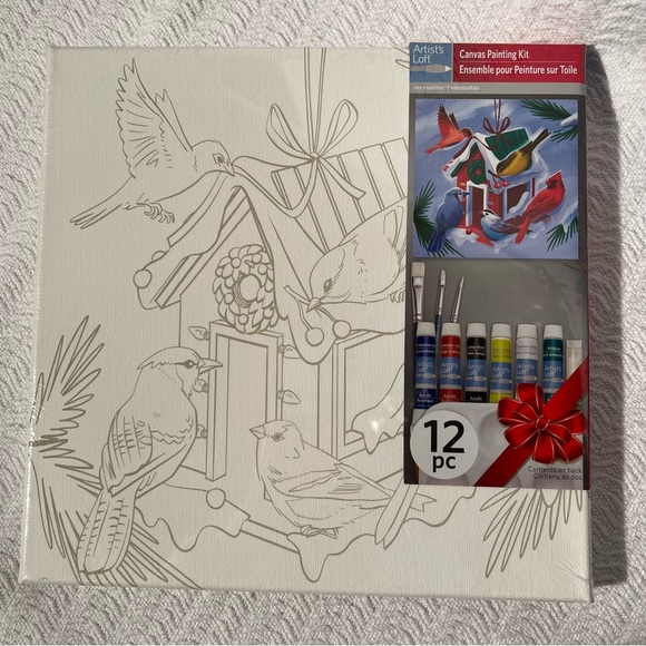 Artist’s Loft Art Artists Loft Christmas Canvas Painting Kit Poshmark